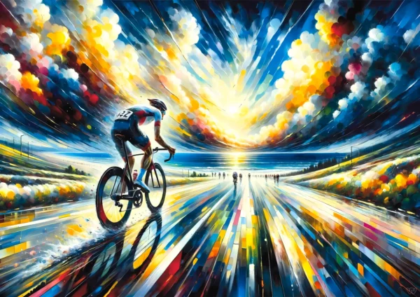 Affiche cyclisme - Rhapsodie en roue libre