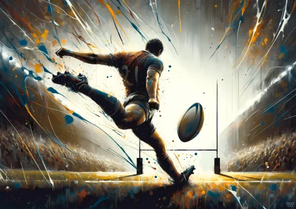 Affiche rugby - Élan vital