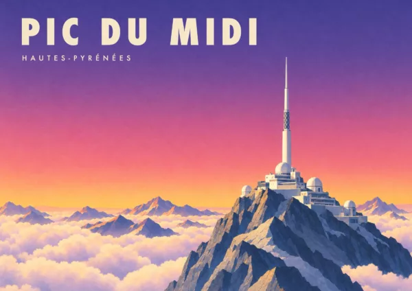 Affiche Pic du Midi Art déco - Le Pic du Midi